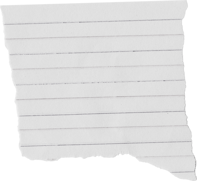 Piece of Ripped Paper 
